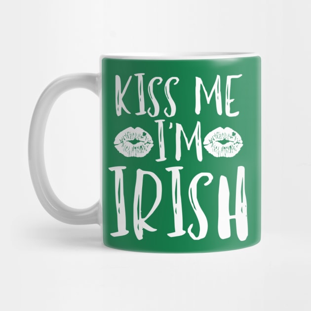 Kiss Me I'm Irish by Creatifly Graphic Tees